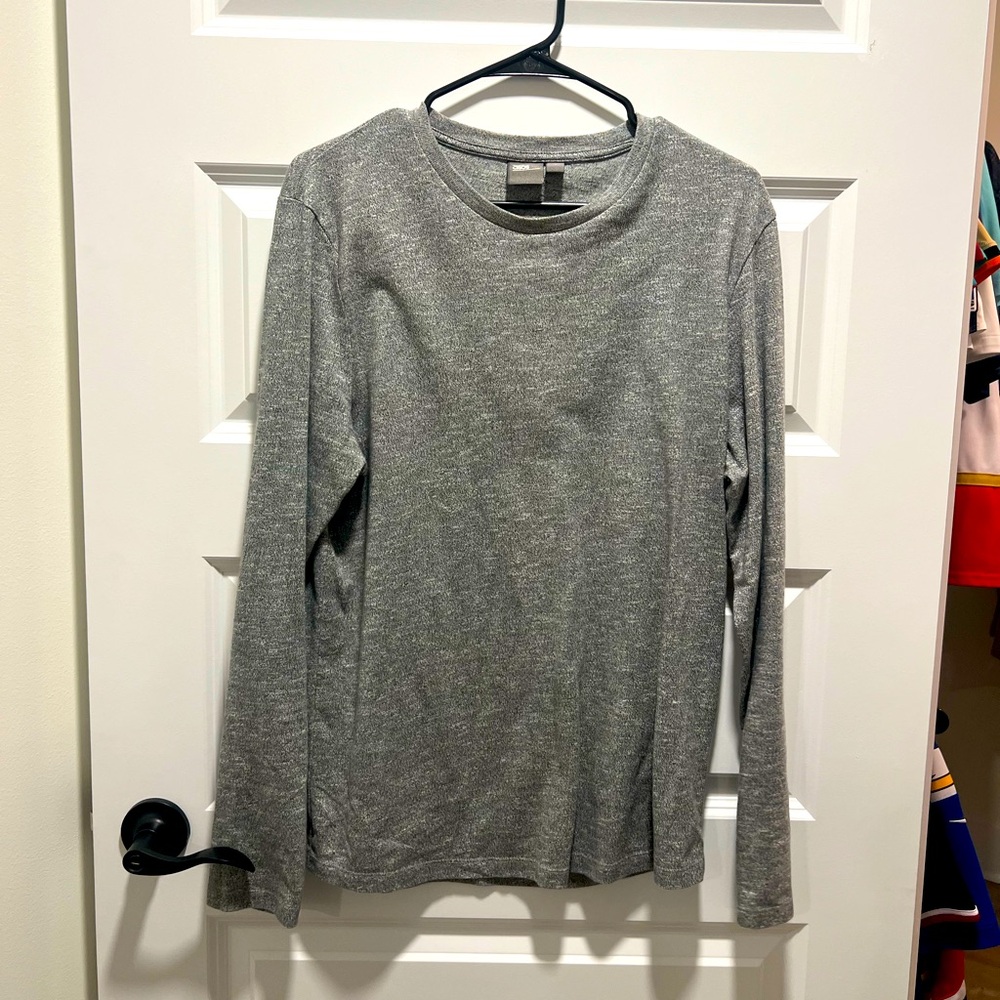 ASOS long sleeve charcoal grey shirt-slim fit Men’s Large